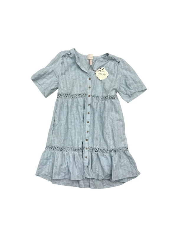 Deal of the Day Dress Casual Short By Knox Rose In Blue, Size: L