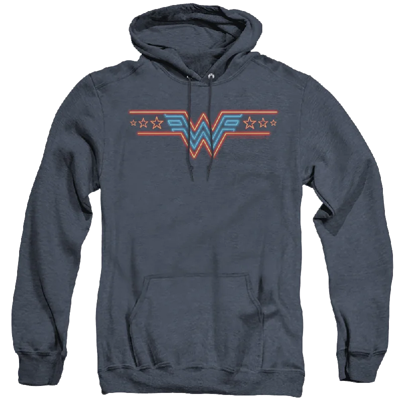 Daily Specials Wonder Woman 1984 Neon Beat - Heather Pullover Hoodie