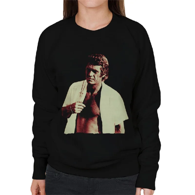 activewear hoodieMotorsport Images Le Mans 1969 Steve McQueen Women's Sweatshirt