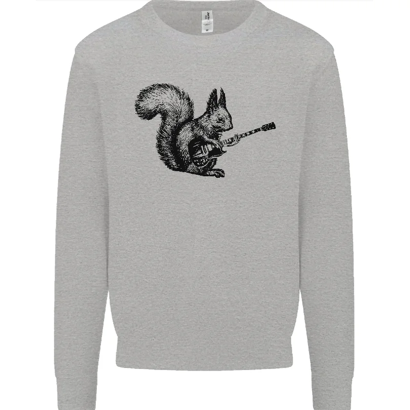 Exclusive Offers contemporary fitness sweatshirtA Squirrel Playing the Guitar Mens Sweatshirt Jumper Exclusive Offers contemporary fitness sweatshirtA Squirrel Playing the Guitar Mens Sweatshirt Jumper