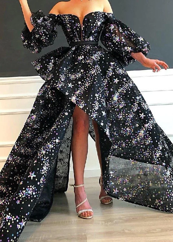 Shop and Save 2024 Summer New European And American Sequins Black Dress