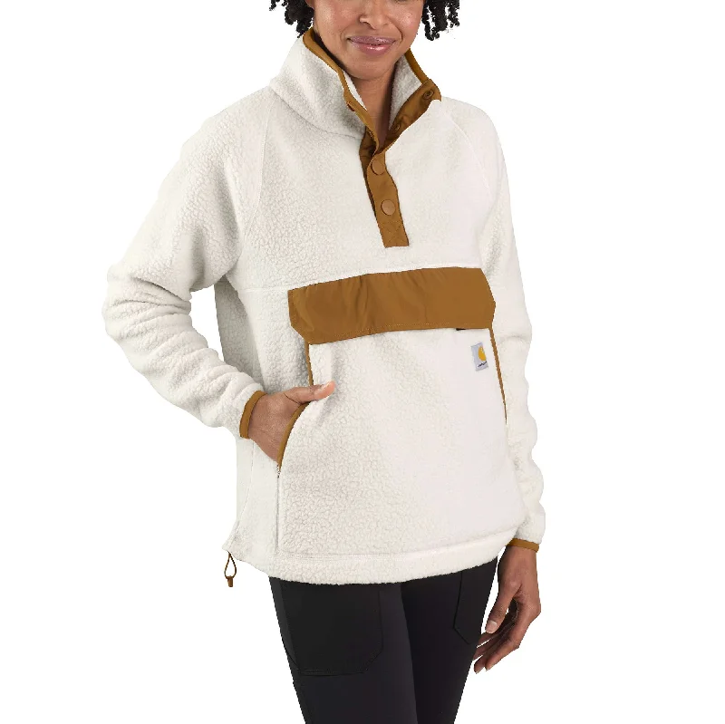 Final Markdown Women's Relaxed Fit Fleece Pullover - 2 Warmer Rating