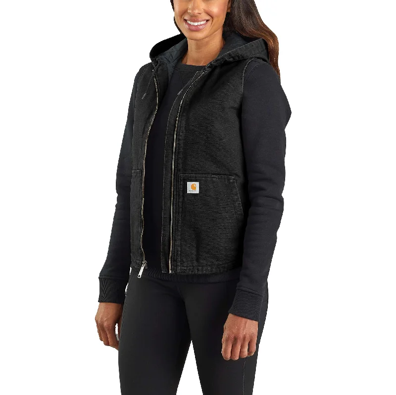 Act Fast Washed Duck Insulated Mock Neck Vest