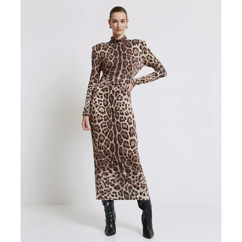 comfy dressAccess Fashion Leopard Print Dress