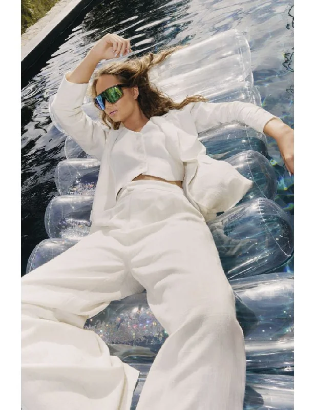 Discount Days Lili Sidonio Off White Sleeveless Waistcoat