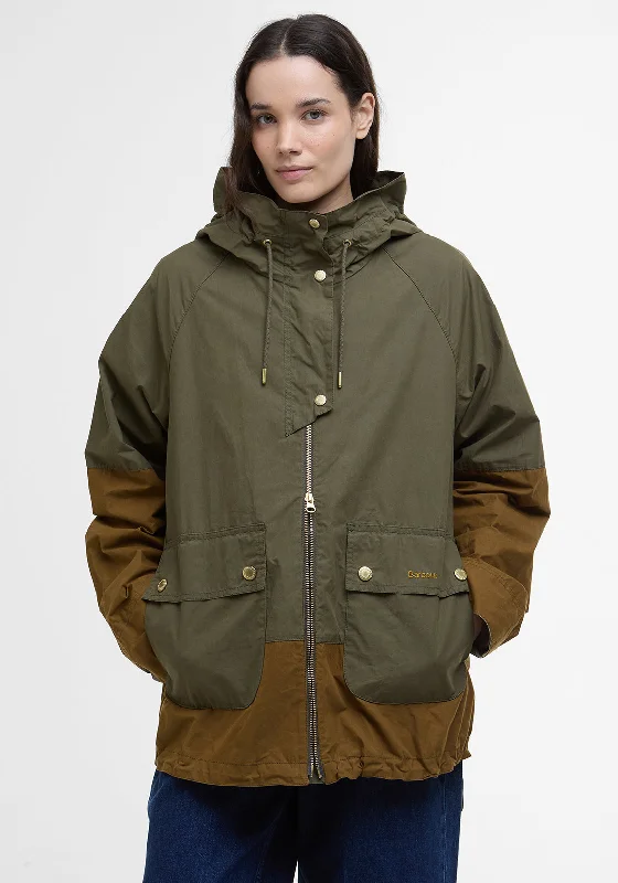 Stock Clearance Barbour Hayley Showerproof Jacket, Green