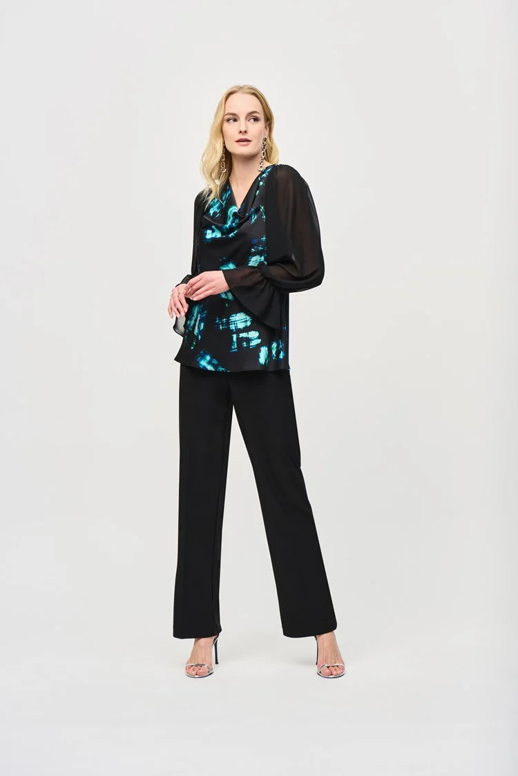 Exclusive Savings Joseph Ribkoff Black Wide-Leg Pull-On Pants