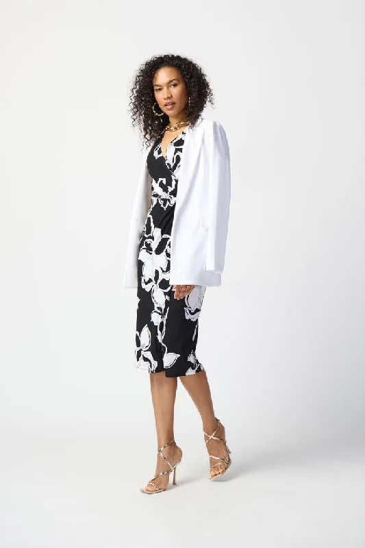 Price Rollback Joseph Ribkoff Vanilla Open Long Front Blazer