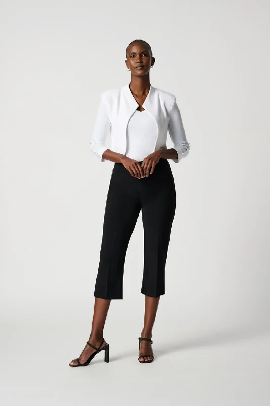 Super Sale Joseph Ribkoff Black Classic Straight Pant
