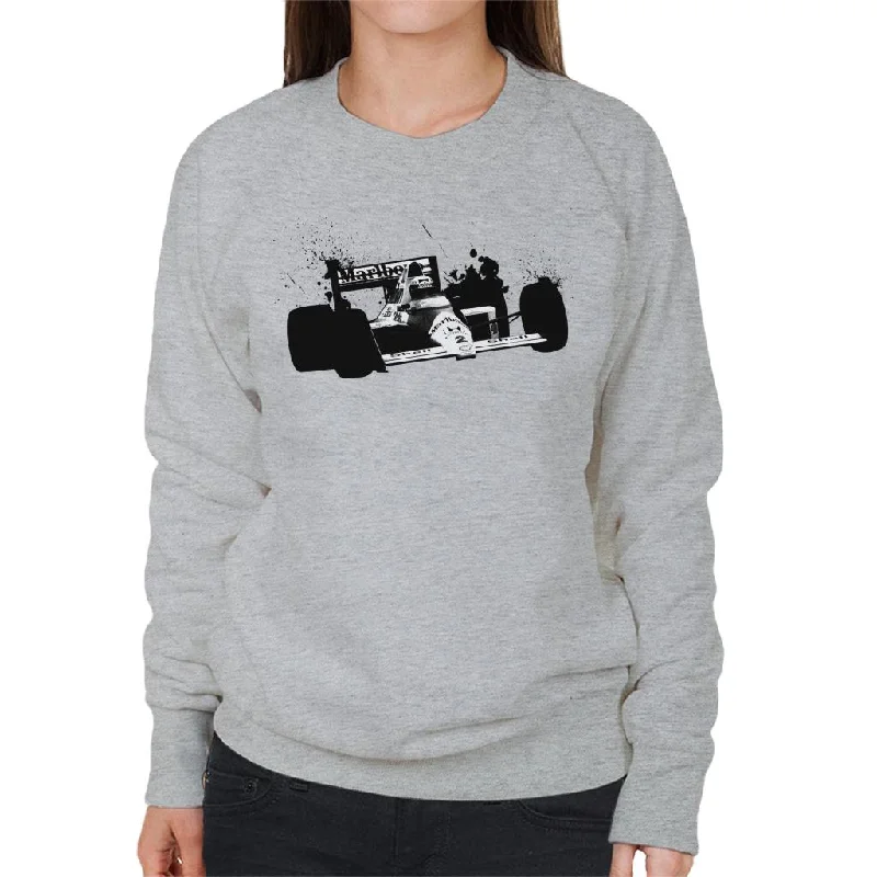 urban workout sweatshirtMotorsport Images Alain Prost McLaren MP45 Honda Autodromo Nazionale Monza Women's Sweatshirt