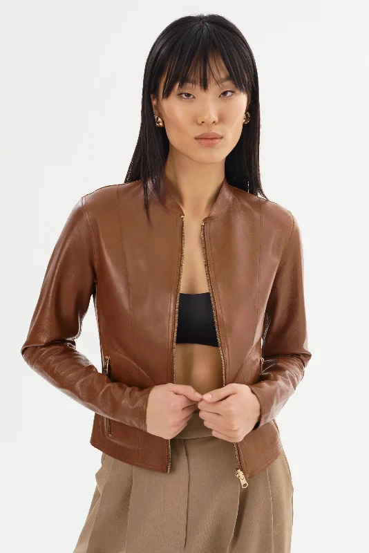 Friends and Family Sale CHAPIN | Reversible Leather Bomber
