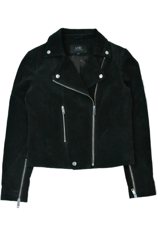 Super Sale Pop Copenhagen - Suede Moto Jacket