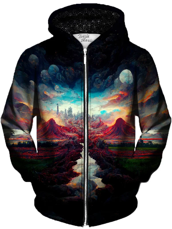 Unbeatable Prices Flock Unisex Zip-Up Hoodie