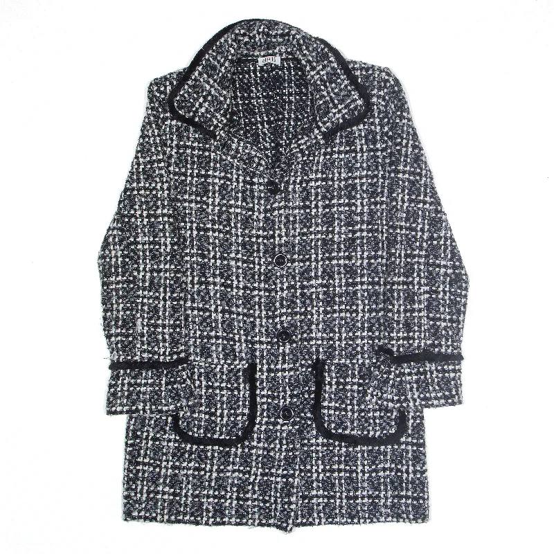 Clearance Sale ELLA LU Wool Blend Jacket Grey Womens L