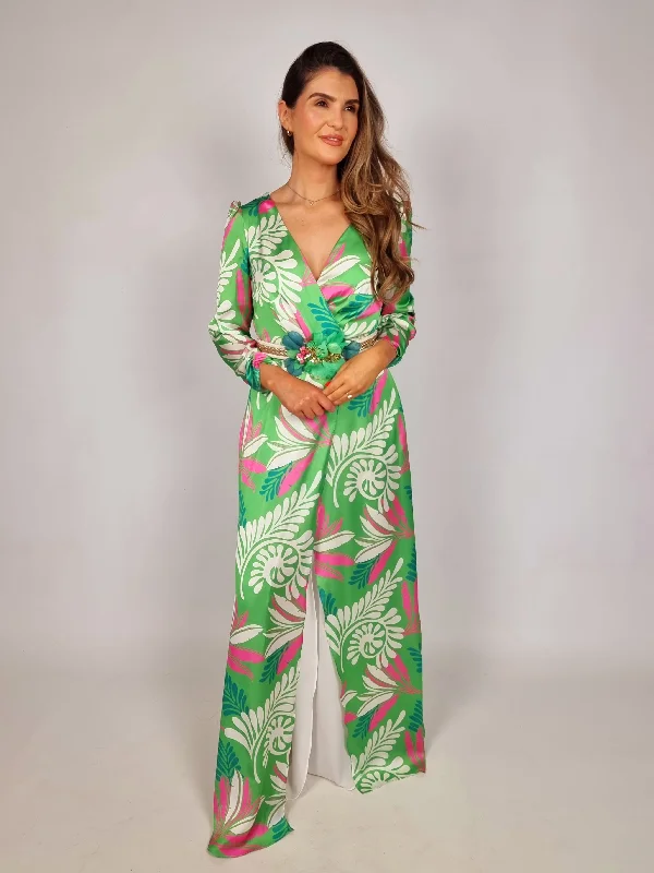 Big Discounts Laura Bernal Long Multi Printed Dress