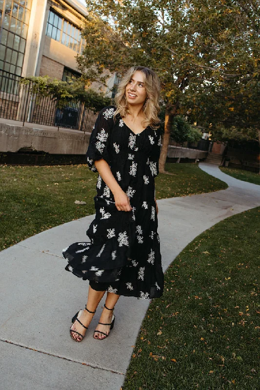 casual evening dressBoho Bloom Maxi Dress