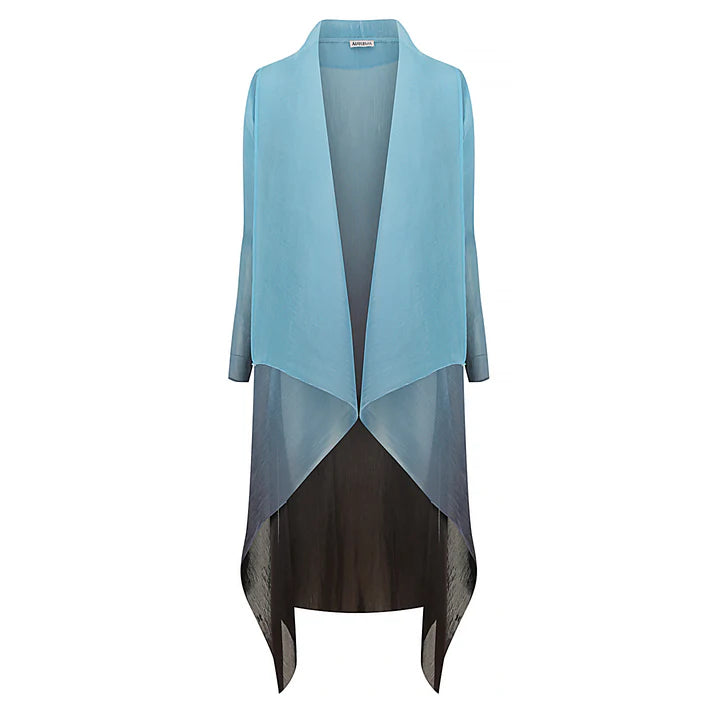 sleeveless dressAlquema Blue Topaz Estrella Dress & Collare Coat