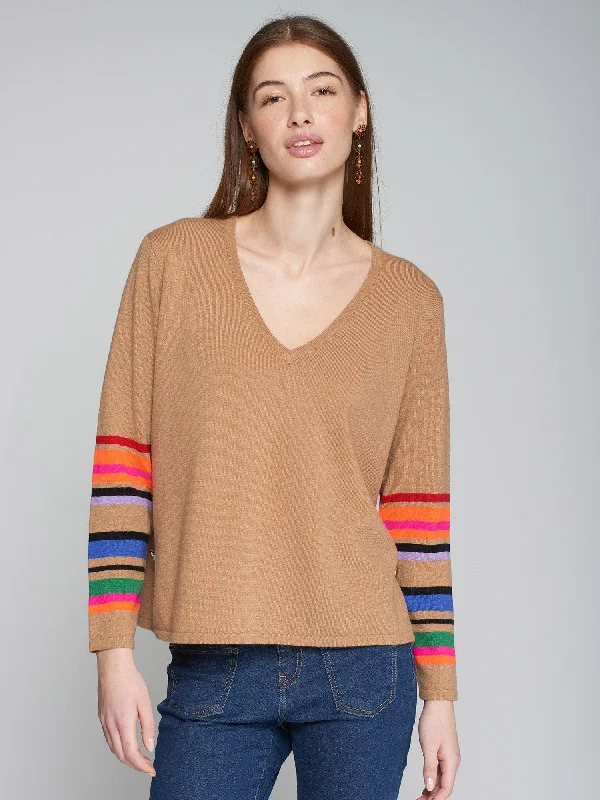 Mega Sale Vilagallo Beige Pullover With Side Button
