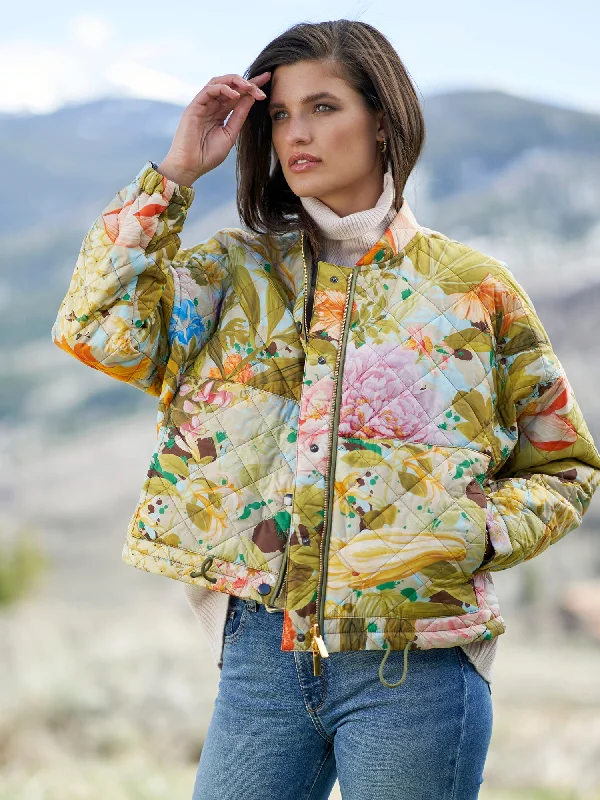 padded coatMaria Botanica Reversible Jacket