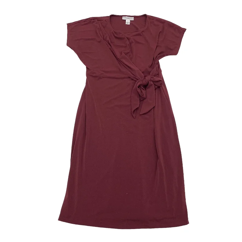 elegant shift dressRed Maternity Dress Motherhood, Size S