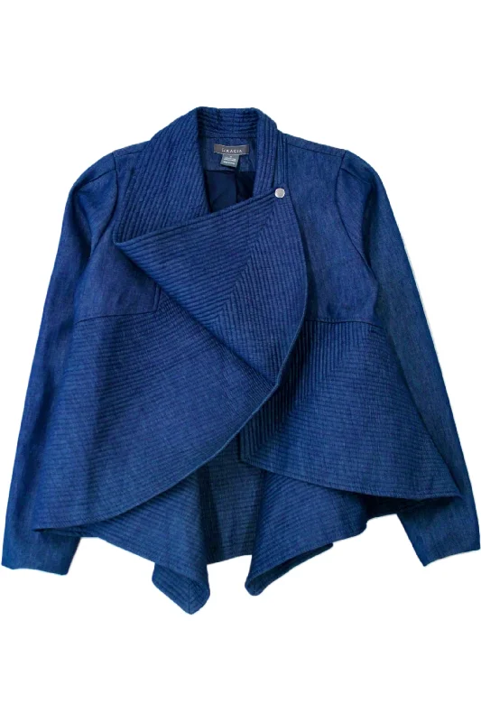 Year-End Clearance Gracia - Denim Flare Jacket