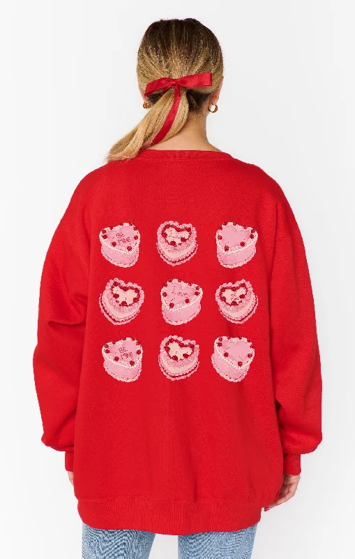 Stock Clearance fashionable gym hoodieStanley Sweatshirt ~ Cake Graphic