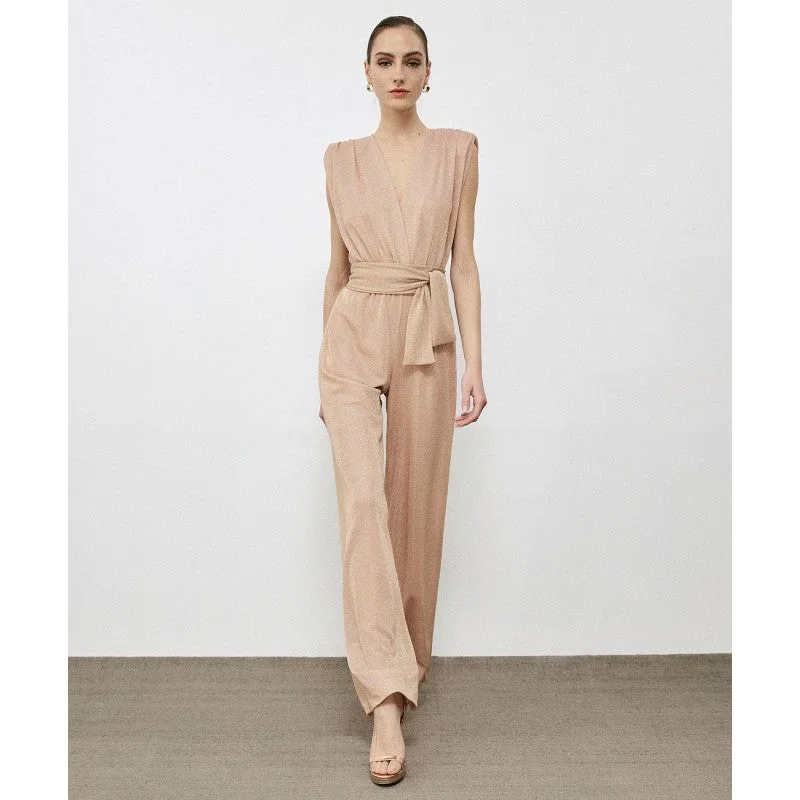 Midnight Madness Access Gold Glitter Jumpsuit