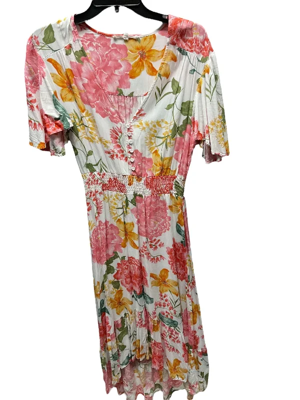 Online Specials Dress Casual Maxi By Clothes Mentor In Floral Print, Size: M