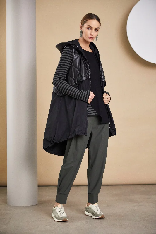 Price Fest Naya Grey Tuck Cuff Trouser