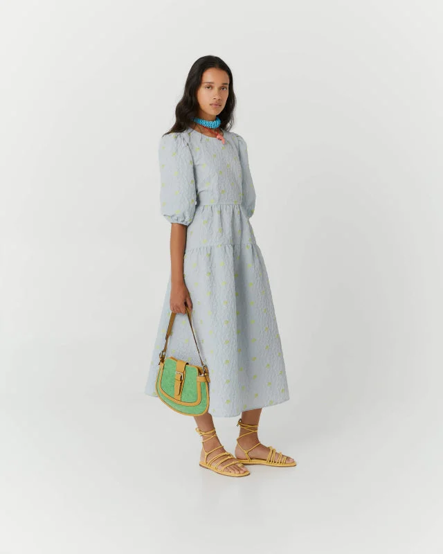 Savings Bonanza Beatrice B Dress In embossed Jacquard Fabric