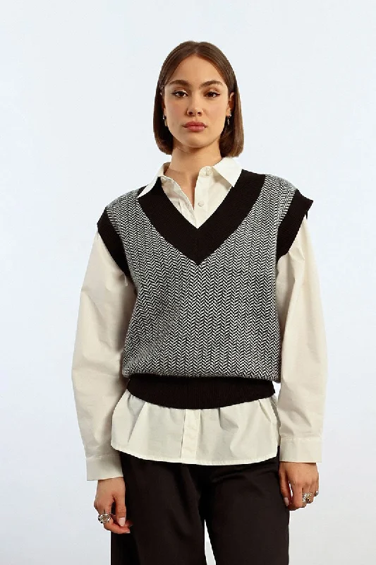 Season Finale Sale Lili Sidonio Sleeveless Sweater