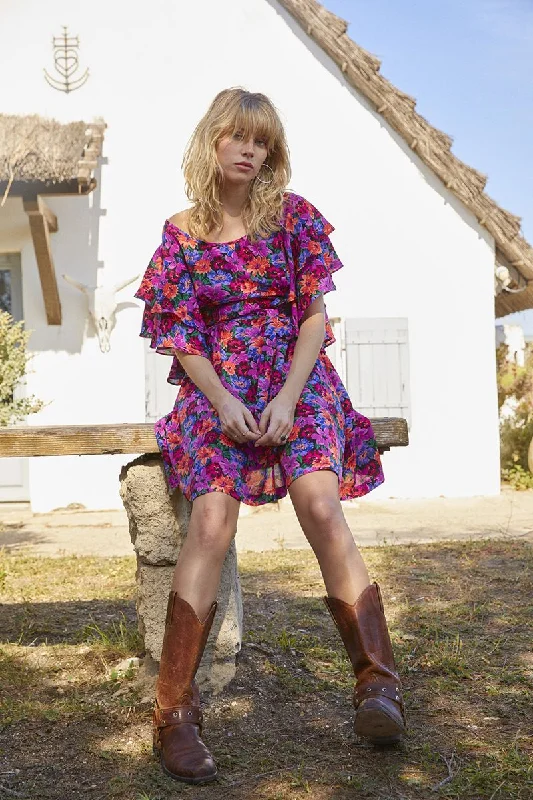 Stock Clearance Molly Bracken Purple Dress