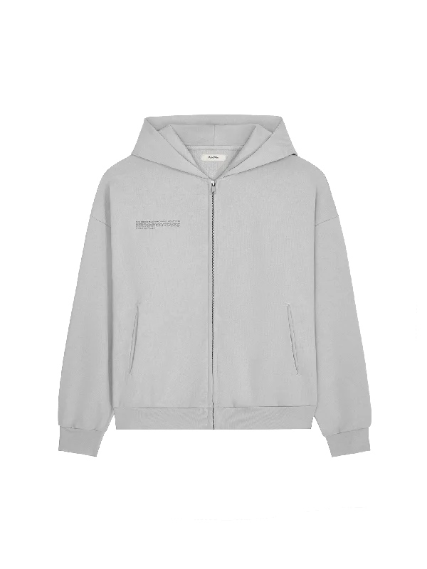 Final Clearance Womens Natural Dye Oversized Hoodie—midnight fog grey