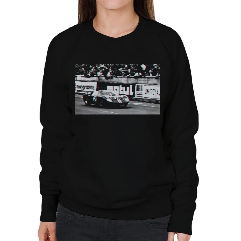 modern sports hoodieMotorsport Images McLaren Amon Le Mans 1966 Ford Mk II Women's Sweatshirt