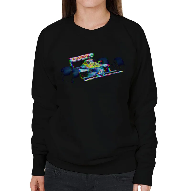 zip-up gym hoodieMotorsport Images Nelson Piquet Williams FW11B Honda Belgian GP Women's Sweatshirt