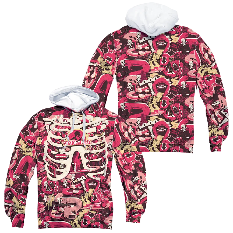 Value Deals Rick and Morty Anatomy Park - All-Over Print Pullover Hoodie