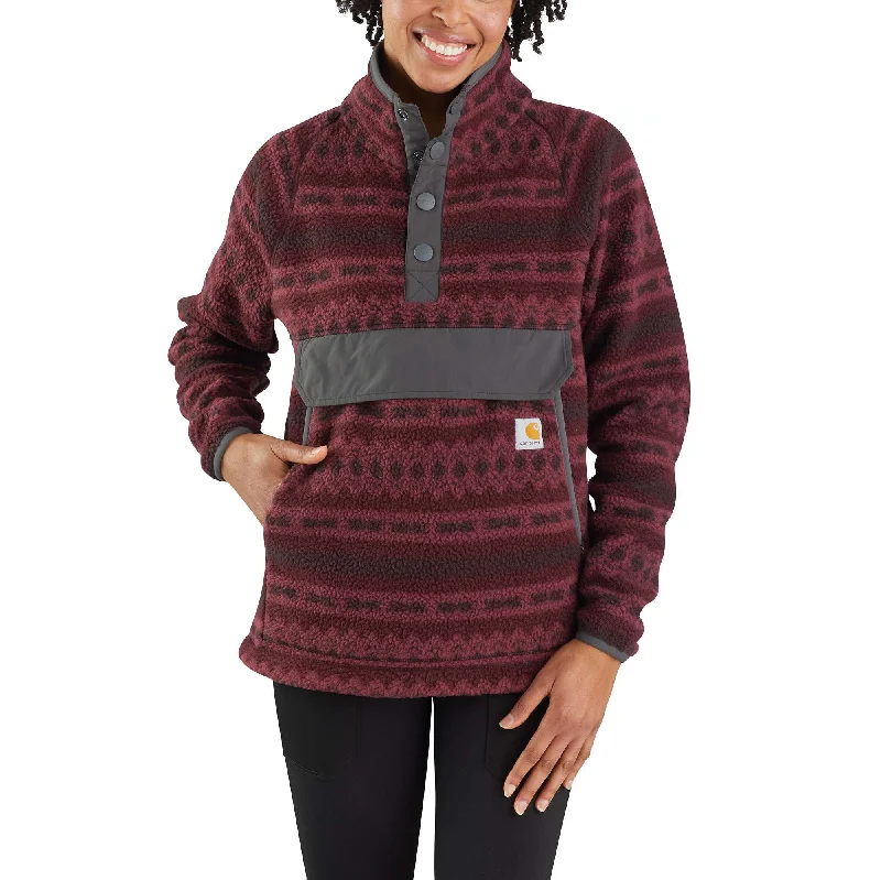 Act Fast Women's Relaxed Fit Fleece Pullover - 2 Warmer Rating