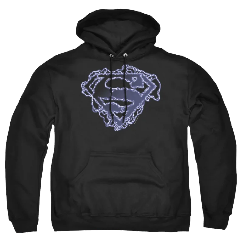 Superman Electric Supes Shield - Pullover Hoodie