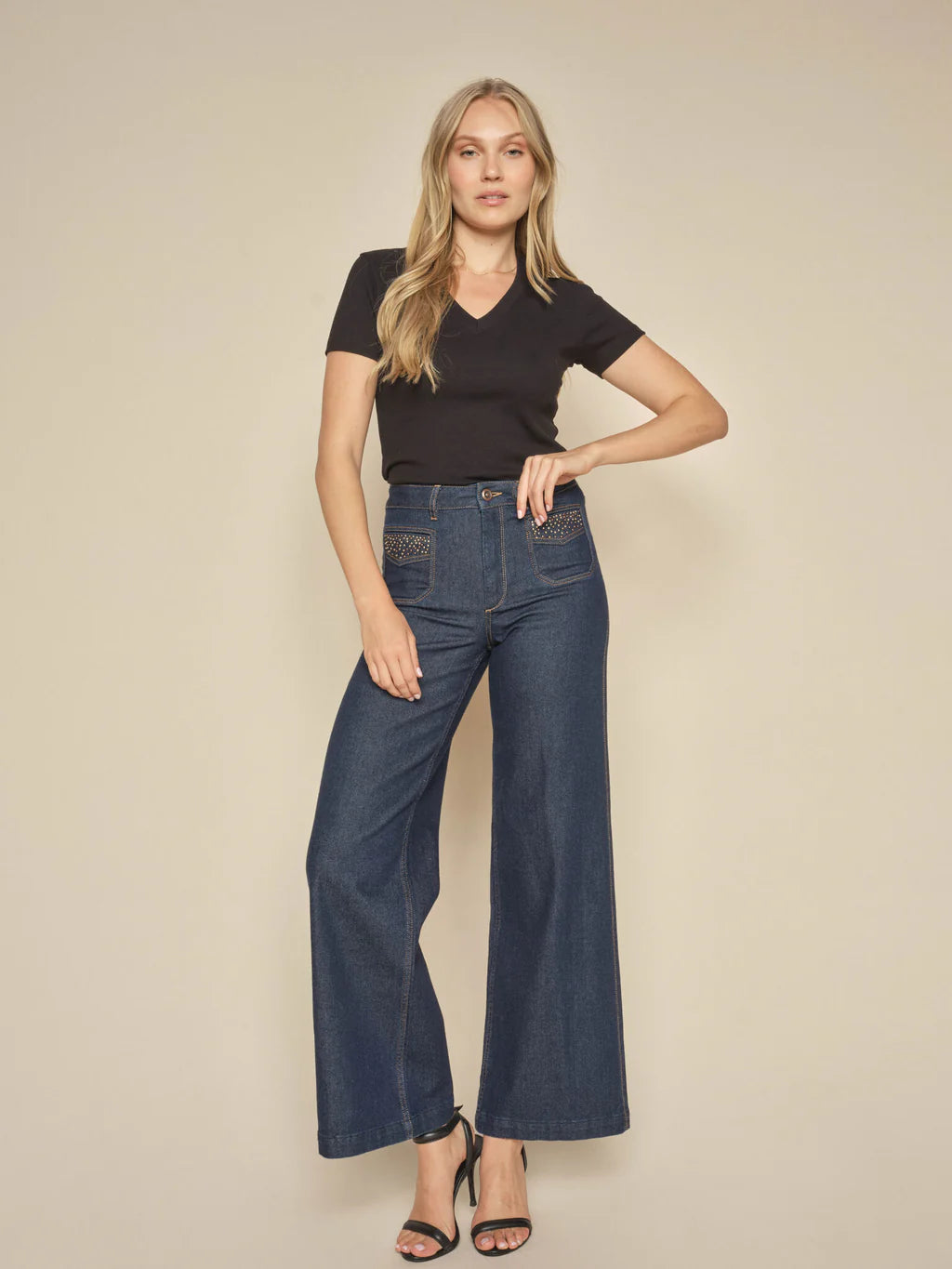 Quick Sale Mos Mosh Colette Alexia Dark Blue Jeans