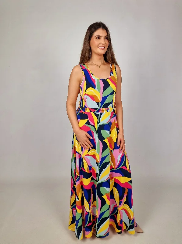 Incredible Offers Md'M Multi Coloured Flower Dress
