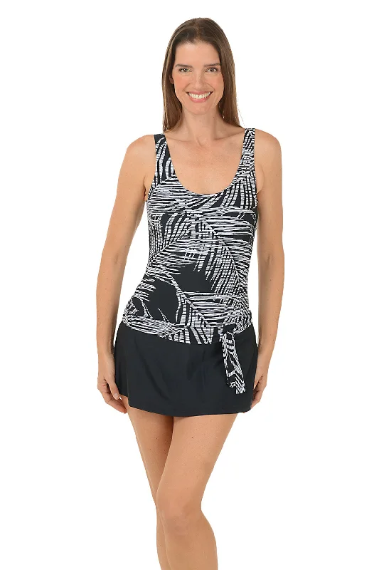 Great Bargains Midnight Jungle Skirted Swimsuit