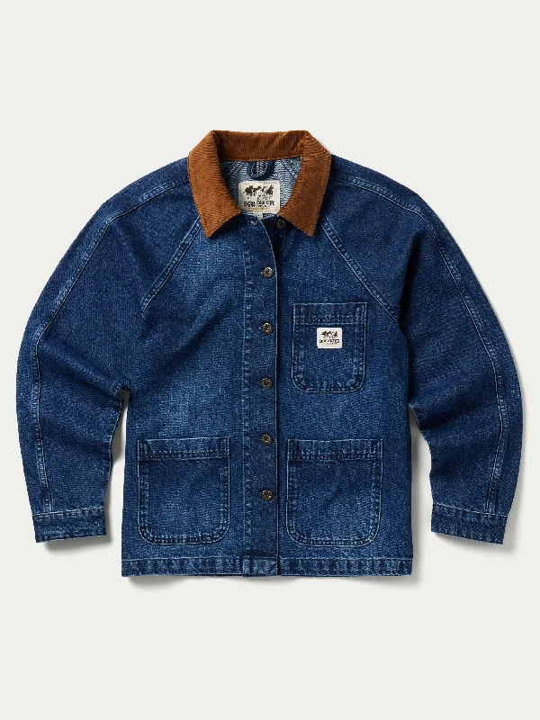 Act Fast Women's Denim Chore Coat