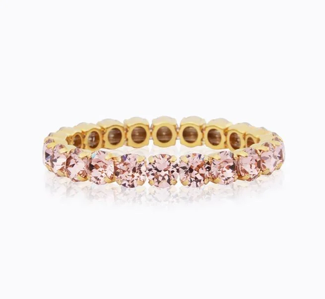 New Markdowns Caroline Svedbom Gia Studded Bracelet Vintage Rose