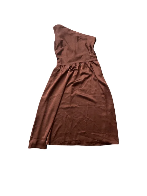 pleated dressDress Casual Midi By Ann Taylor In Brown, Size: 0