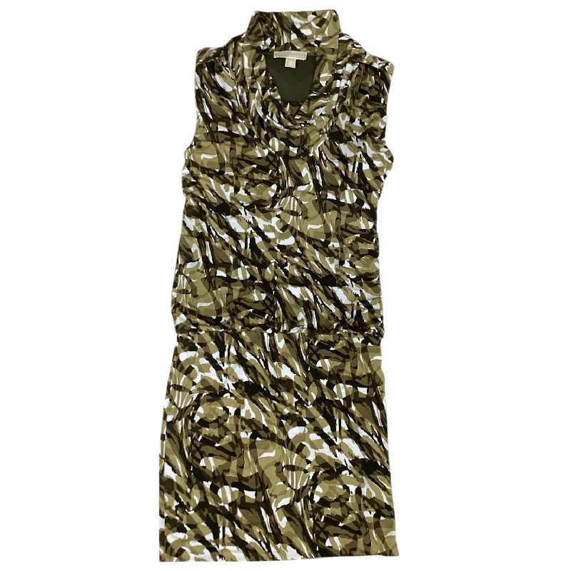 form-fitting dressDress Designer By Michael Kors In Green, Size: Xs