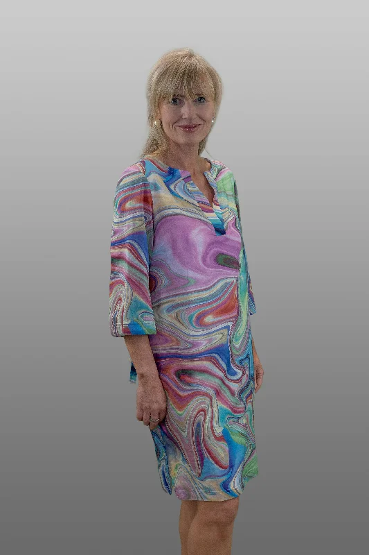 Massive Deals Vilagallo Analissa  Print Dress