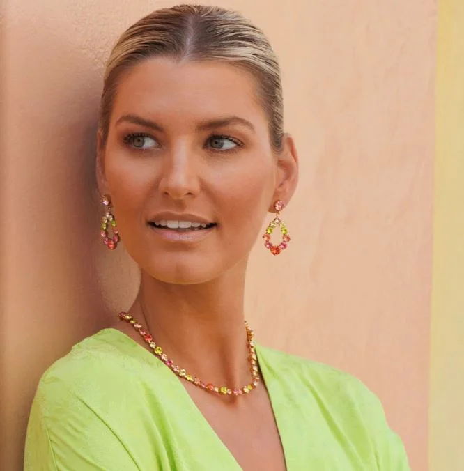 Extra Savings Caroline Svedbom Mini Delia Earrings Gold Tropicana Combo