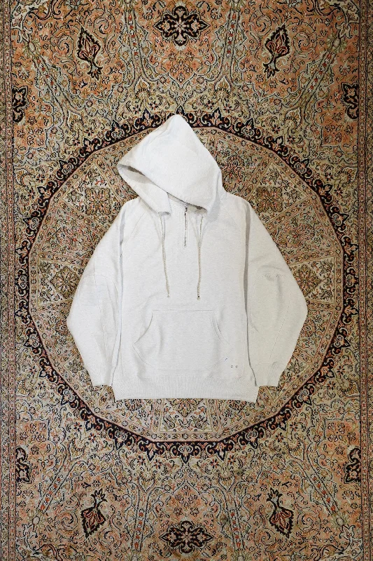 Deal Dash SUGARHILL ATTACHED ZIP-UP HOODIE (IVORY WHITE)
