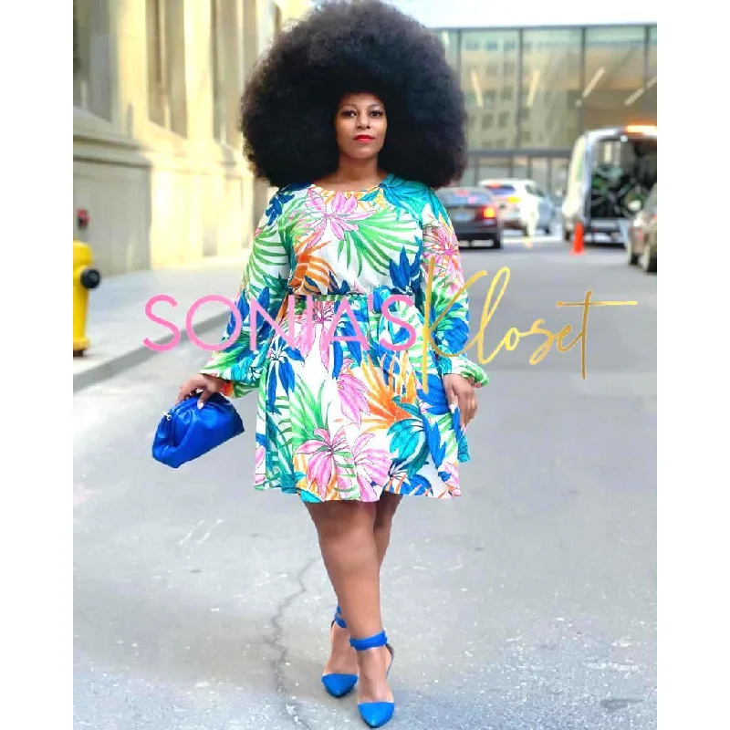 Great Deals DON'T LEAF MINI DRESS