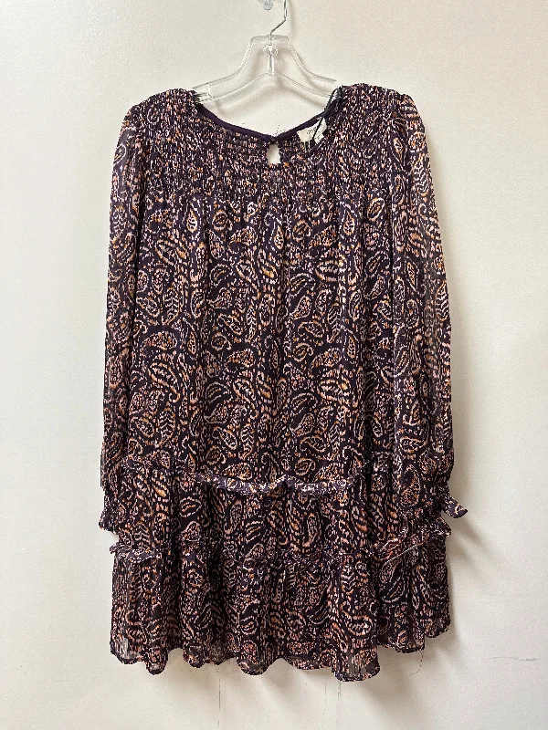 boho dressDress Casual Short By Umgee In Purple, Size: M